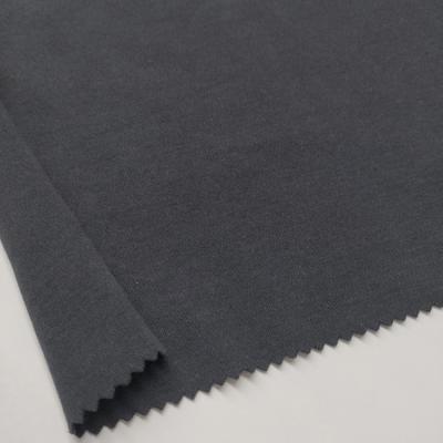 China Shrink-Resistant Roll Packing Solid Black Color 220GSM Yoga Legging Fabric CR Interlock Fabric For Yoga Wear for sale