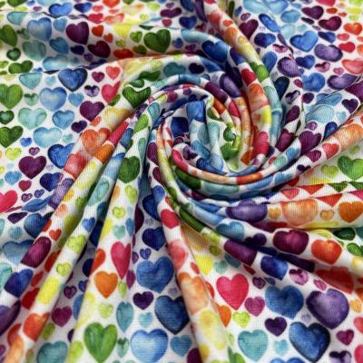 China Store No MOQ Custom Fabric Printing Service On Double Brushed Polye Knit DBP Fabric for sale