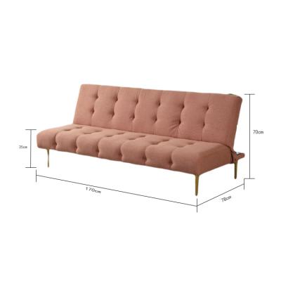 China 2021Simple style Foldable 3 Seater Sofa Modern Folding Single Chair Sofa Bed Multi Color Optional Good quality for sale