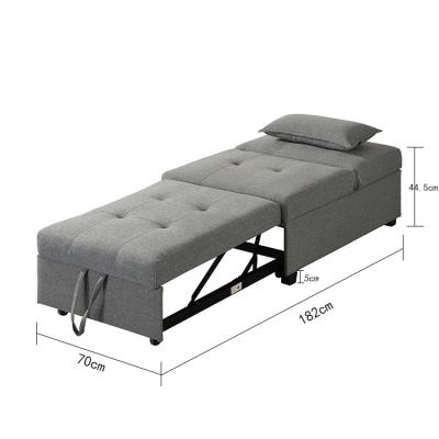 China (Size) 2021 Modern Folding Single Open Back Sofa Bed To Bed Adjustable Sofa Bed for sale