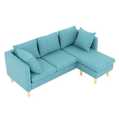 China Foldable Sofa Living Room Furniture Multiple Colors Choose For People 2021 Hot Sale Office Three Sofa Set And 3 Seat Modern Washable for sale