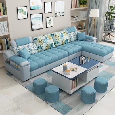 China Fabric 2021Hot Sales Six Parts Of Sofa Party Sofa Comfortable And Soft Family Sofa Cushion Free Combination for sale