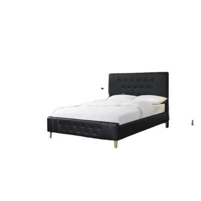 China 2021New Design Modern Beds(Height)Adjustable Upholstered Beds Modern Wooden Bedroom Setssimple Comfortable Bed for sale