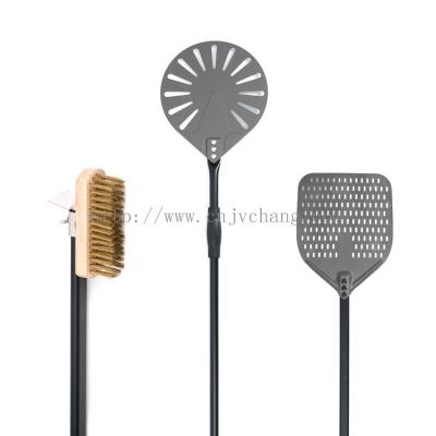 China Viable Pizza Oven Accessories High Quality Aluminum Pizza Shovel Large Pizza Skin Paddle for sale