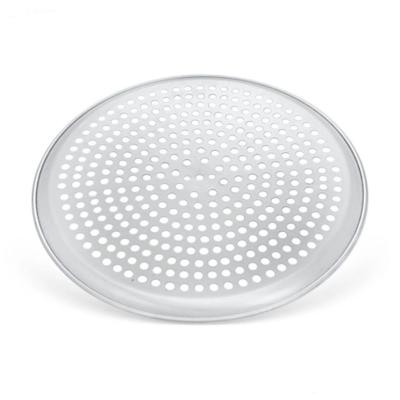 China Factory direct sale workable aluminum pizza disc, perforated pizza tray, round pizza Tray With Holes Thickness 1.0mm for sale