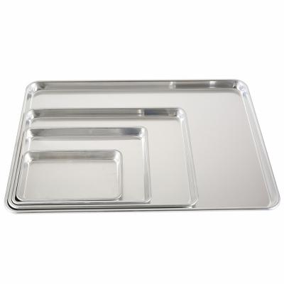 China Sustainable LFGB Approved Stainless Steel Biscuit Pan And Quarter Sheet Aluminum Full Half Pan for sale