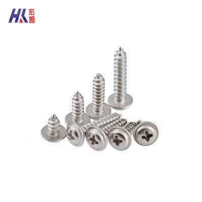 China Pan Self Tapping Screws Pan Head DIN968 Cross Recessed Pan Head Tapping Screws With Collar for sale