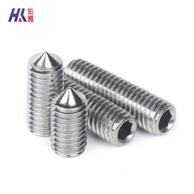 China HEX Hex Set Screw DIN914 Hexagon Socket Set Screw With Cone Point for sale