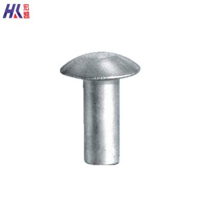 China Industry Solid Stainless Steel DIN 674 Pan Rivet Head And Cluth Break Lined Rivets for sale