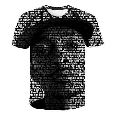 China Anti-wrinkle Summer Men's Quality T-shirt Fashion Hitter Hip Hop T-shirt Men's 3d Print T-shirt for sale