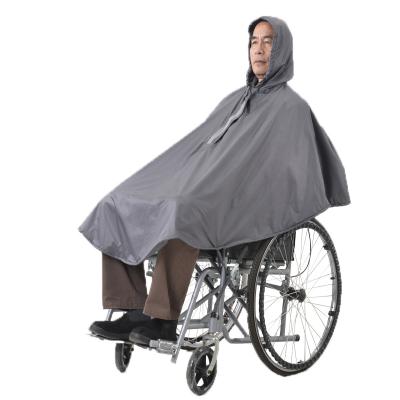 China 2022 Bachelor's Special Raincoat Wheelchairs For Disabled Protection United Plus Velvet Poncho New Gray Wheelchair Sleeves for sale