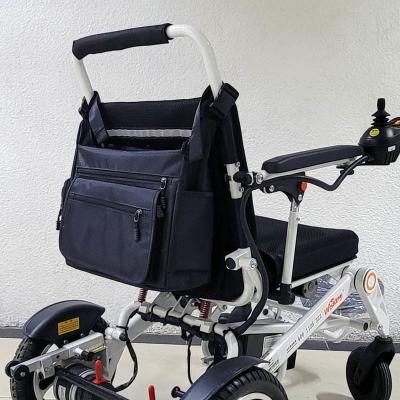 China Hot Selling Soft-loop Manual Wheelchair Bag Backpack Scooter Accessories Wheelchair Kickstand Special Back Hanging Bag for sale