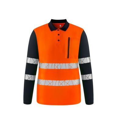 China 2022 Various Water Proof Promotional Goods Using High Visibility Best Reflective Long Sleeved Polo Shirt for sale