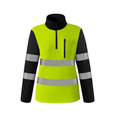 China 2022 Wholesale High Quality Water Proof Women's Labor Wear Reflective Rugby Shirt for sale