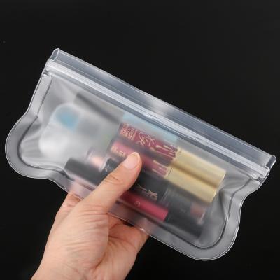 China New Grade PEVA Eco Friendly Reusable Biodegradable Waterproof Transparent Flat Food Storage Frosted Bags Fridge Bags for sale