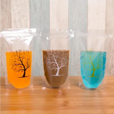 China Recyclable Biodegradable Plastic Liquid Food Packaging Bags For Juice for sale