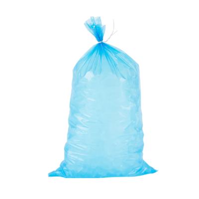 China Recyclable Plastic Ice Cube Bags Ice Storage Drawstring Bags Plastic Ice Bags 8 Pounds With Draw String for sale