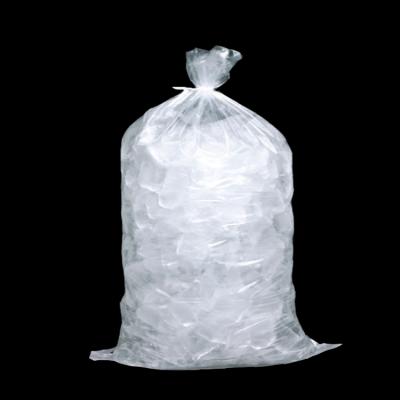 China Reusable Recyclable Biodegradable Extra Strength 8Lb Food Grade Safe Plastic Drawstring Ice Bag for sale