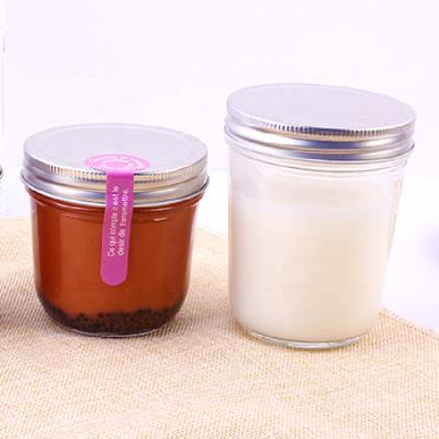 China 200ML Food Glass Jar For Honey Glass Mason Jar Glass Bottle With Screw Cap for sale