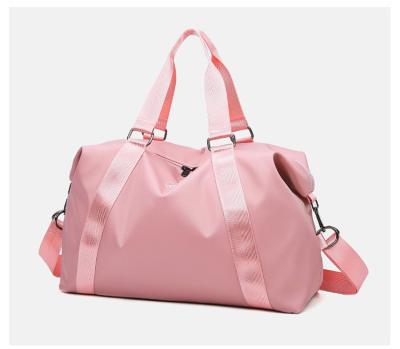 China JANHE Multifunctional Women Travel Bag Waterproof Spend Overnight Bag Gym Begs Weekender Tote Pink Travel Sports Duffle Bag Lady Overnight for sale