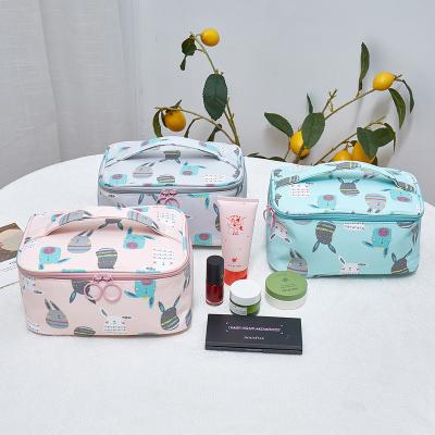 China JANHE Style Panda Style Girls Toiletry Bag Kit Case Make Up Cosmetic Travel Makeup Case Storage Bag Organizer For Women for sale