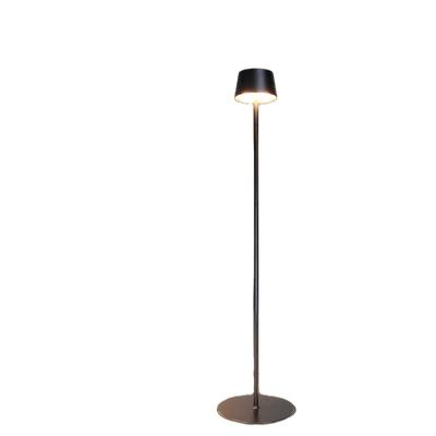 China Modern black floor light Aluminum simple bedroom standing black floor lamps with living room for sale