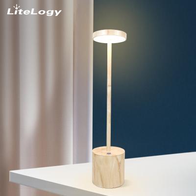 China Portable Wireless Side Ceramics Table Lamp for sale