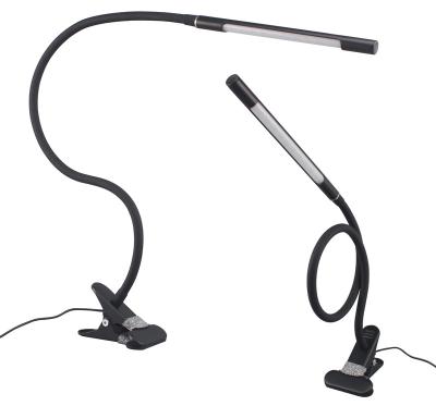 China Energysaving portable USB middle school student aluminum mental reading study book light flexible led clip desk lamp for sale