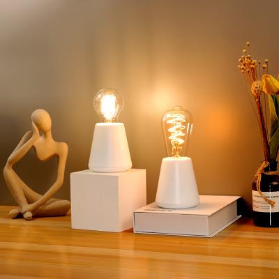 China Retro home decorative filament bulb e27 3w aluminium base rechargeable edison bulb lamp for sale