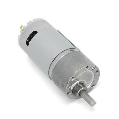 China SLW-555M Totally Enclosed High Torque Motor 12v 6V All Metal DC Gear Motor for sale