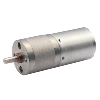 China Totally Enclosed Customized 25MM Brushed DC Motor Mini Gear Motor for sale