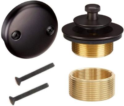 China Traditional Tower Bath Tub Tub 1-1/2 Inch Lift And Drain Kit With Adapter Oil Rubbed Bronze GLOBE for sale