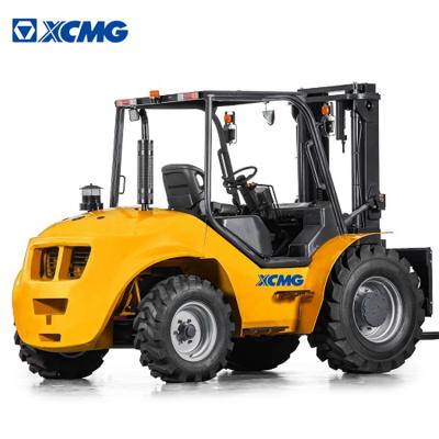 China Hotels XCMG 4 mini rough terrain pallet truck wheel chase road forklift price for sale rough terrian forklift for sale