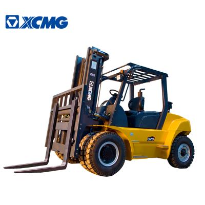 China Factory 10 Ton XCMG Diesel Forklift FD100 Price With Sideshift for sale