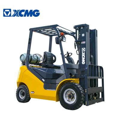 China Garment Shop XCMG New Design FGL20T-JA Gasoline Lpg Dual 2 Ton Fuel Forklift Truck Gas Price for sale