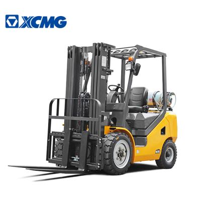 China Factory XCMG Official Mini Fork Lifter FGL30T 3 Ton Gasoline LPG Forklift Price for sale