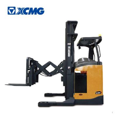 China Building Material Shops XCMG 1.5ton Reach Forklifts Electric Forklifts Double Deep Reach Truck for sale