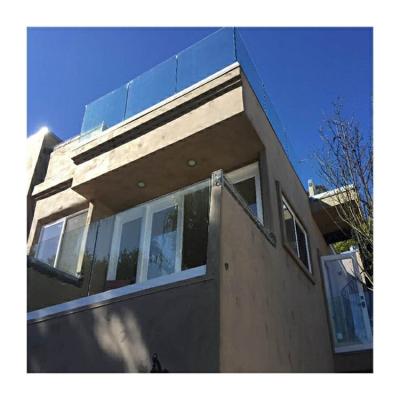 China Aluminium U Channel Glass Balustrade 12mm Modern Frameless Glass Fence zu verkaufen