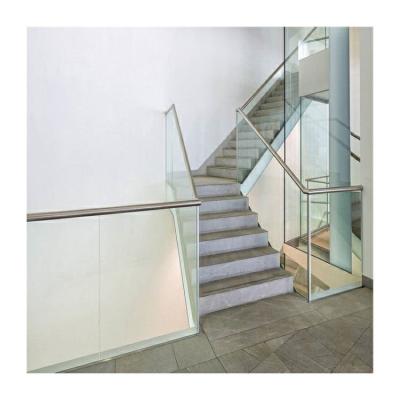 China Customized U Channel Glass Railing Balustrade Fence 45*120mm U Base zu verkaufen