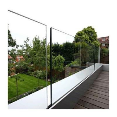 China Aluminium balustrade glass pool fence spigots balustrade balustrad de balcon avec verr exterieur for sale