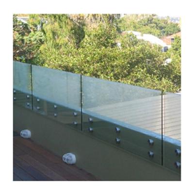 中国 Roof Outdoor Standoff Glass Railing Frameless Tempered Glass Railing 販売のため