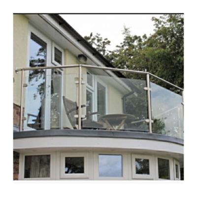 China Ultra white glass guardrail balcony railing balustrade newcastle for sale