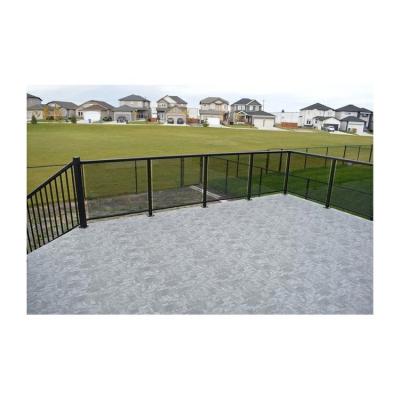 China Aluminum balcony railings frameless glass railing system factory aluminum and glass deck railing for sale