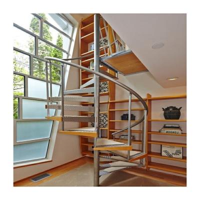 China Design for sale indoor spiral staircase with oak treads mordern spiral stairs for sale