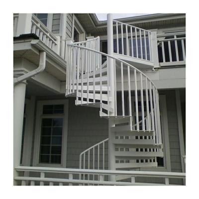 China Railing metal stairs stainless steel stairs grill design modern spiral staircase iron price for sale