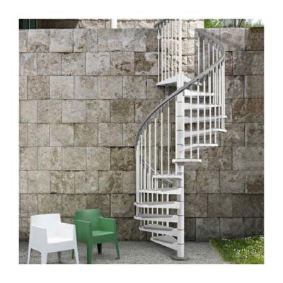 中国 Metal and glass stairs staircase with carbon steel beam metal spiral stairs cast iron stair 販売のため