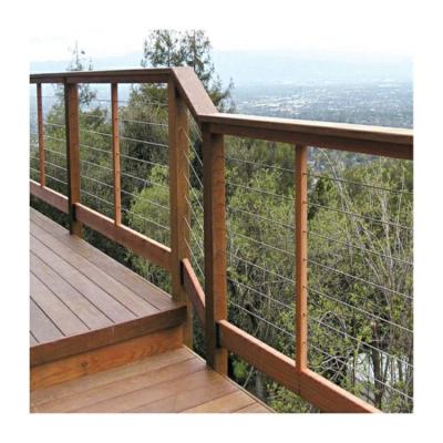 China Decking fence panels cable railing posts barbed wire fence post for sale