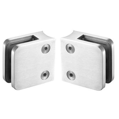 China Stainless Steel Clamp Glass Railing C Clamping Small D Glass Bracket Stainless Steel Glass Clamp for sale