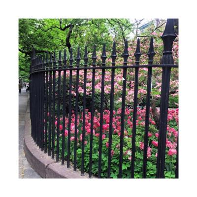 中国 Cheap Prices Outdoor Metal Garden Fence Panel Black Aluminum Fence For Houses Steel Wooden Pallet Powder Coated Aluminium Fence 販売のため