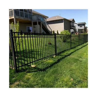 China 6Ft X 8Ft Wrought Iron Fence Courtyard Galvanized Wrought Garden Fence zu verkaufen